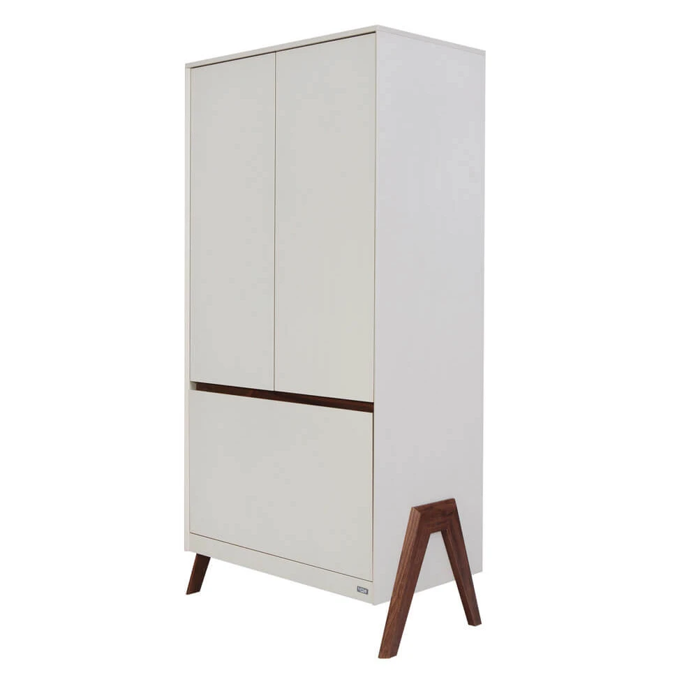 Tutti Bambini Fuori 3 Piece Room Set White Sand/Warm Walnut - Image 3