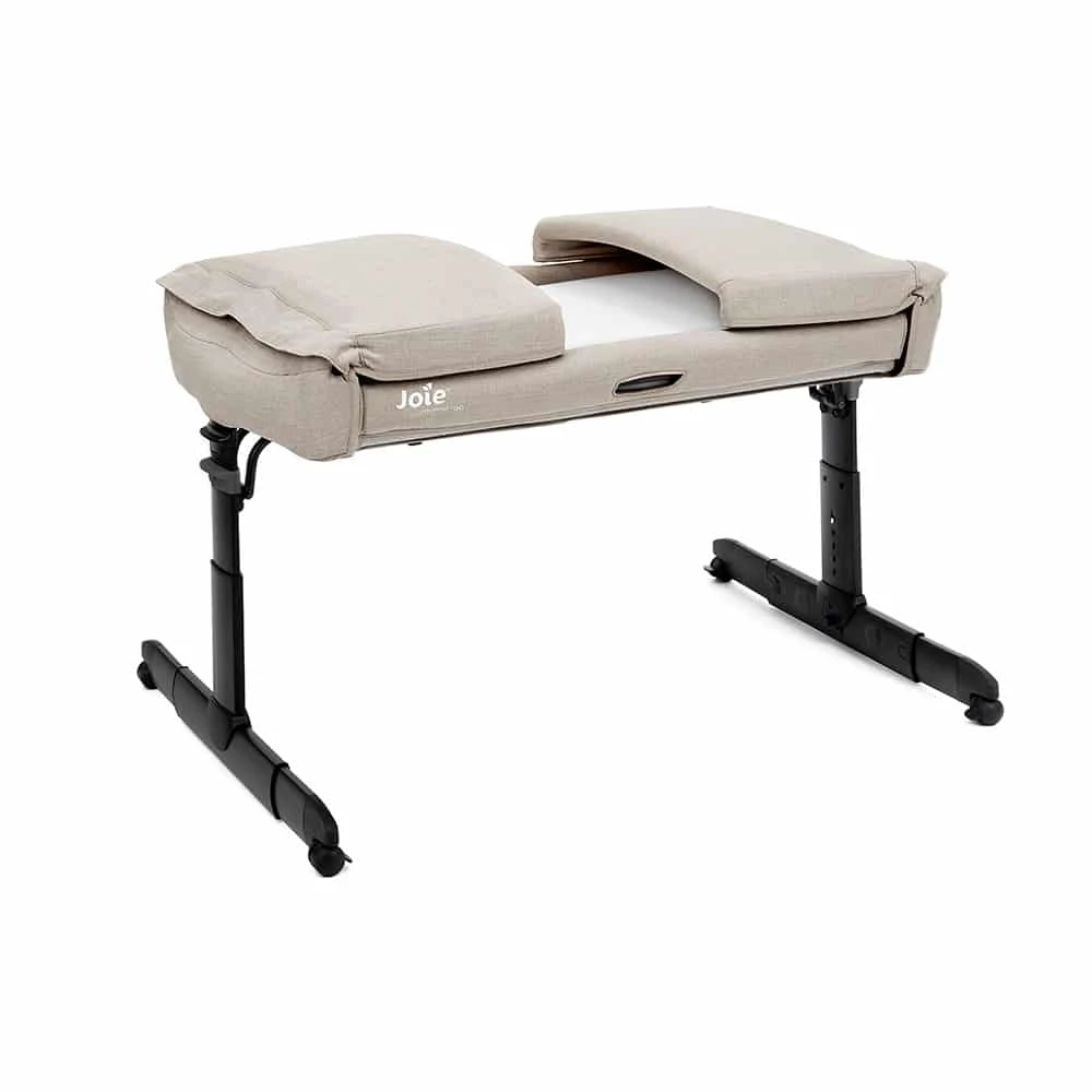 Joie Roomie GO Bedside Crib (Black Frame) – Clay - Image 6