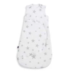 SnuzPouch Sleeping Bag Grey Star 0-6m β 1.0 Tog