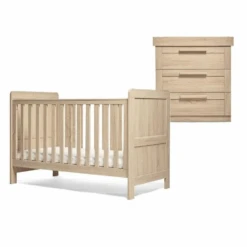 Mamas & Papas Atlas 2 Piece Nursery Room Set β Light Oak
