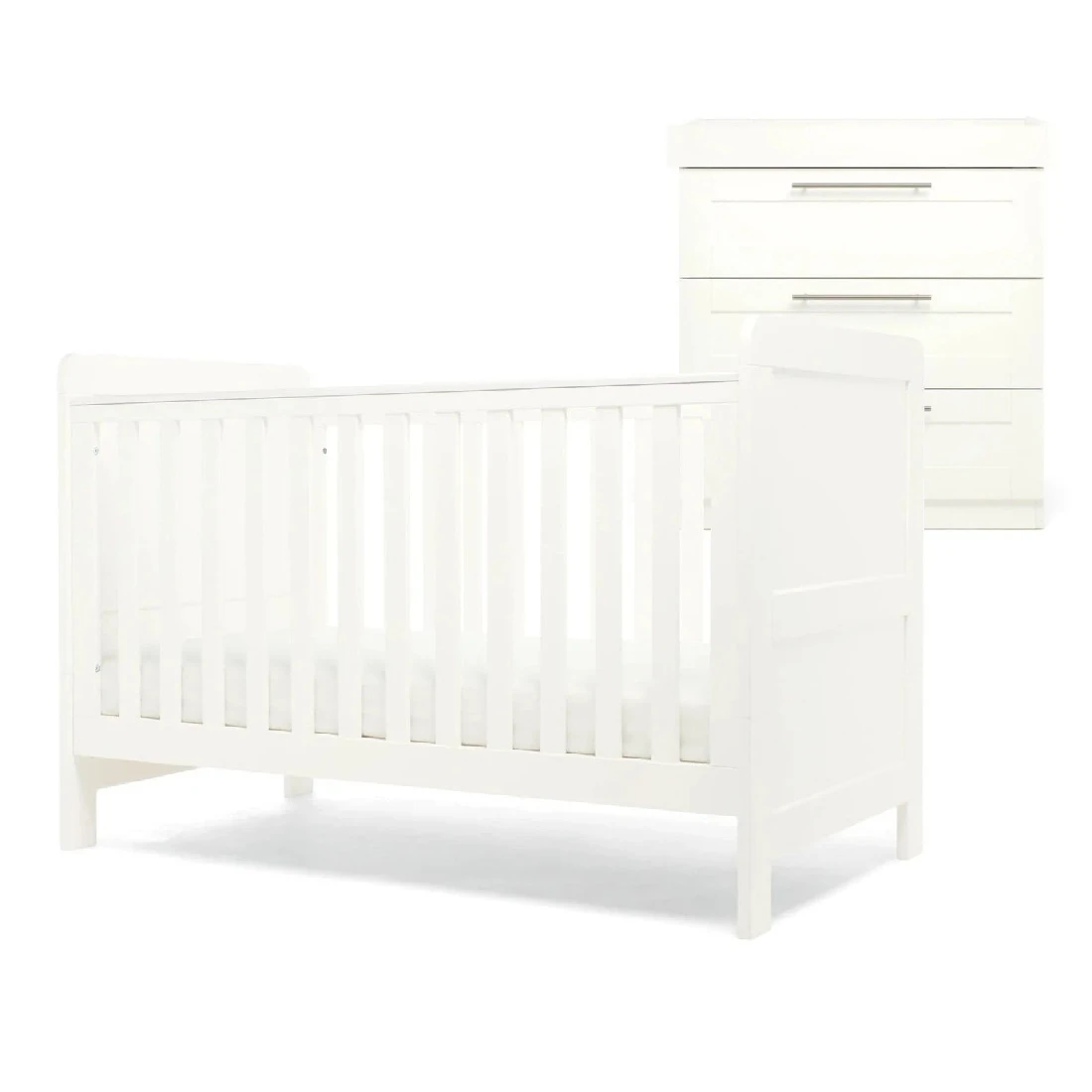 Mamas & Papas Hampden 5 Piece Nursery Room Set β White - Image 6