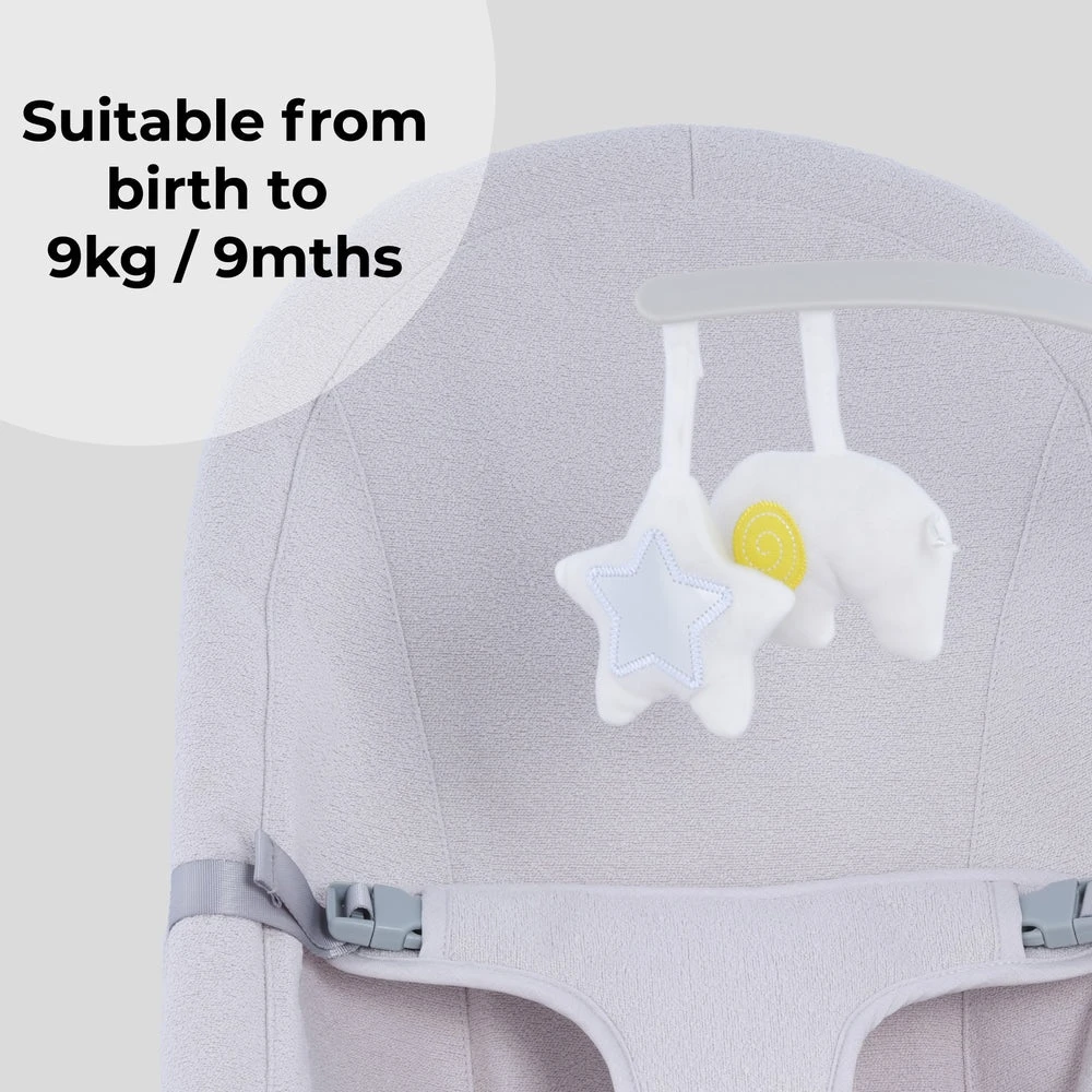 My Babiie Baby Bouncer Grey - Image 3