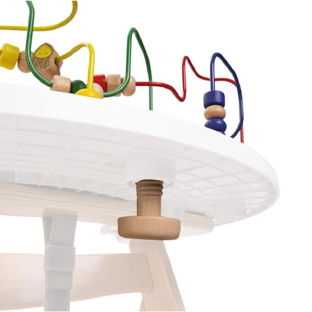 Hauck Alpha Wooden Play Tray Toy – Bead Maze - Image 3