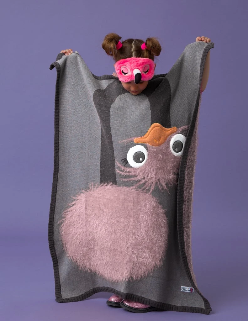 Bizzi Growin β Olive Ostrich Knit Blanket/shawl - Image 2