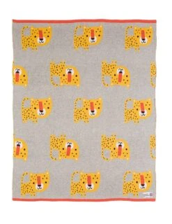 Bizzi Growin β Leopard Knit Blanket/Shawl