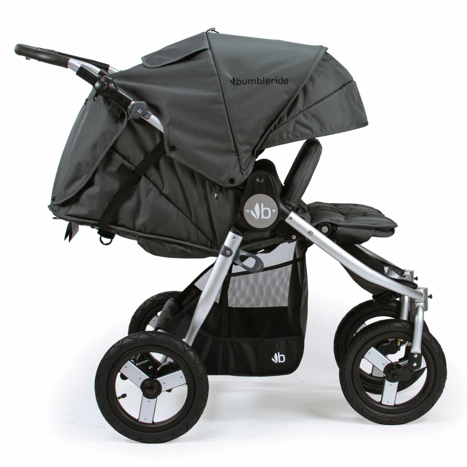 Bumbleride Indie Twin 2 In 1 β Dawn Grey - Image 2