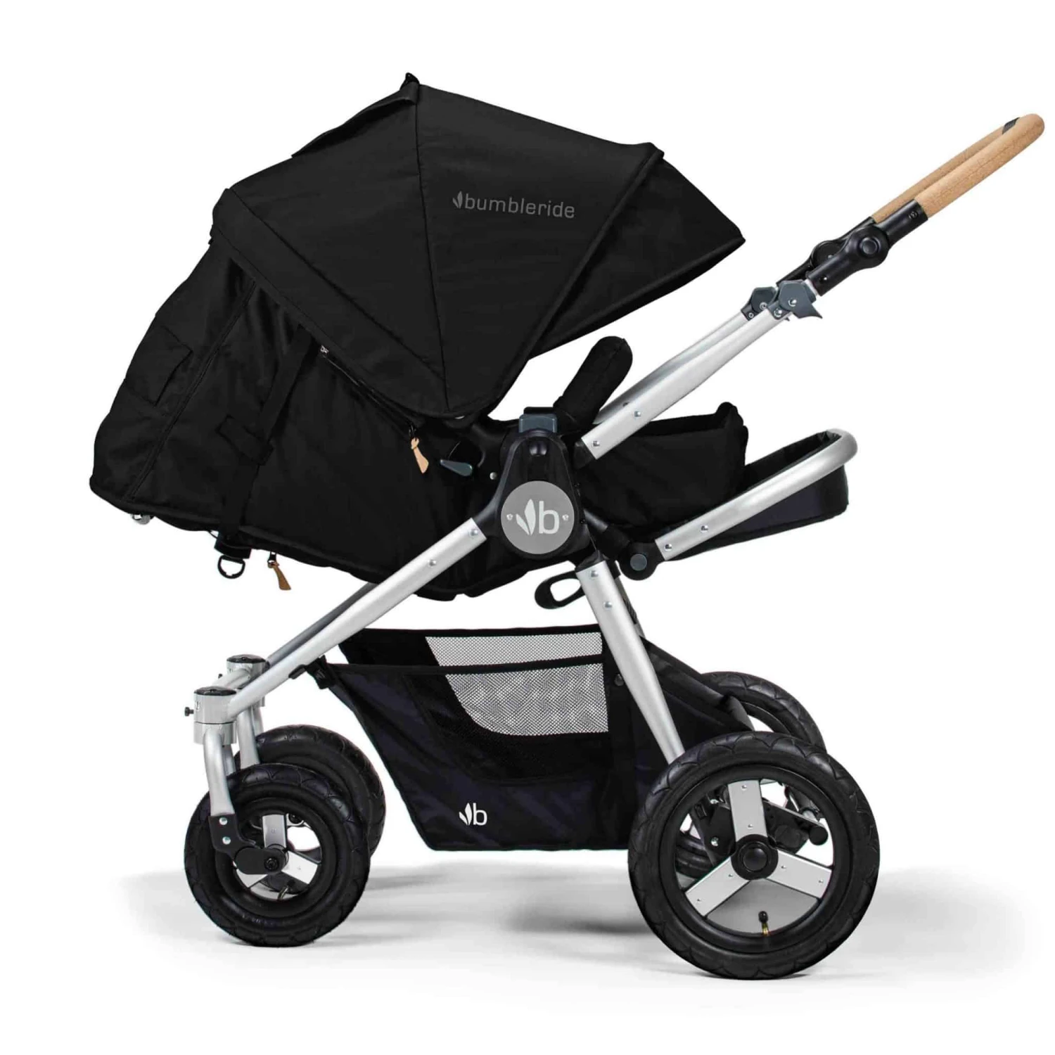 Bumbleride Era 2 In 1 Pram β Silver/Black - Image 4