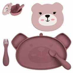 Tum Tum Pink Baby Feeding Set