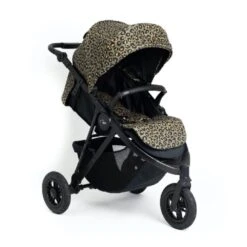 Roma Atlas 3 Wheel Stroller – Khaki Leopard