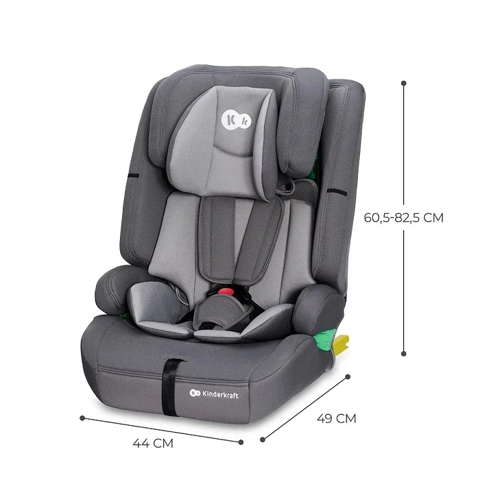 Kinderkraft SAFETY FIX 2 I-Size Car Seat β Grey - Image 3