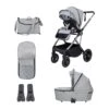 Babymore Chia Pram Pushchair – Pearl Grey