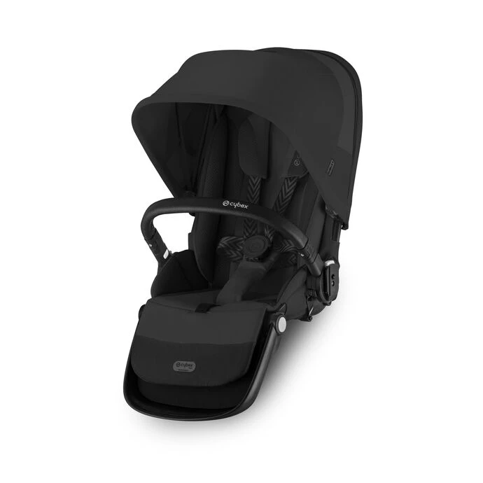Cybex Gazelle S Twin Pushchair Moon Black With Carrycots - Image 9