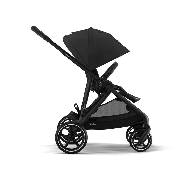 Cybex Gazelle S Twin Pushchair Moon Black With Carrycots - Image 3