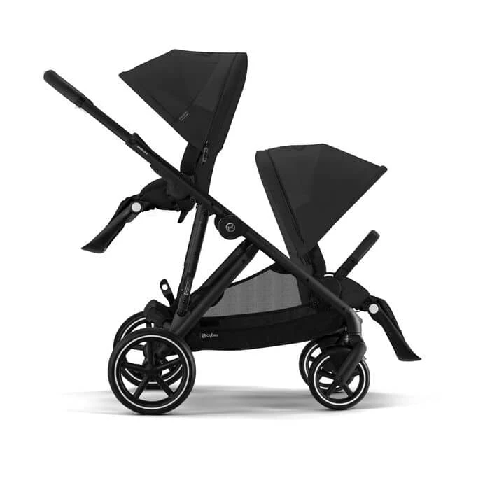 Cybex Gazelle S Twin Pram Bundle Moon Black - Image 2