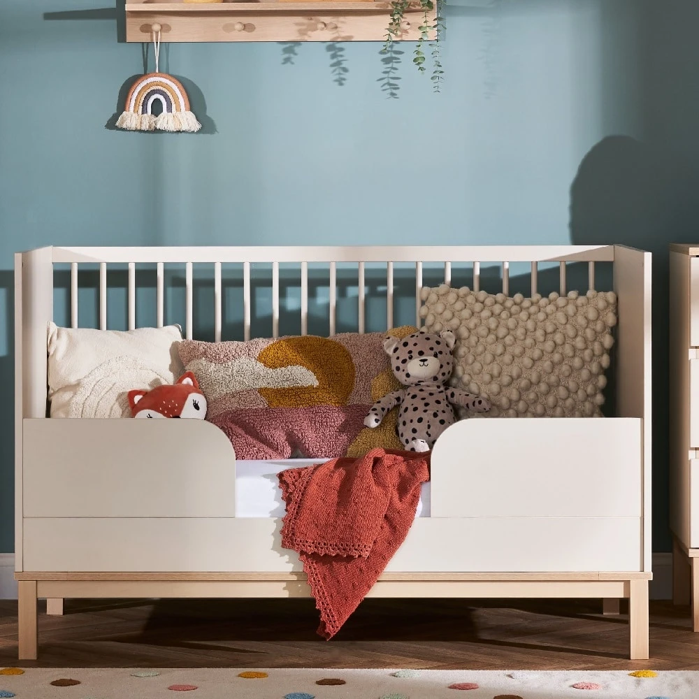 Obaby Astrid Cot Bed β Satin/Oak - Image 4