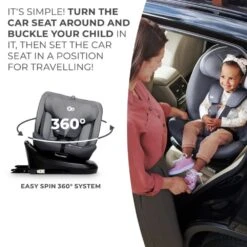 Kinderkraft Car Seat I-GROW I-SIZE 40-150cm – Grey