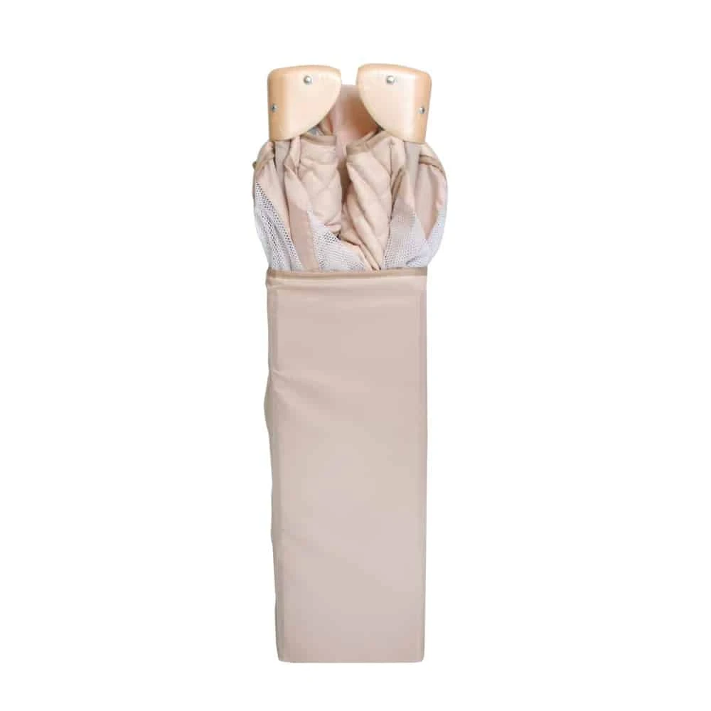 My Babiie Blush Quilted Travel Cot - Image 3