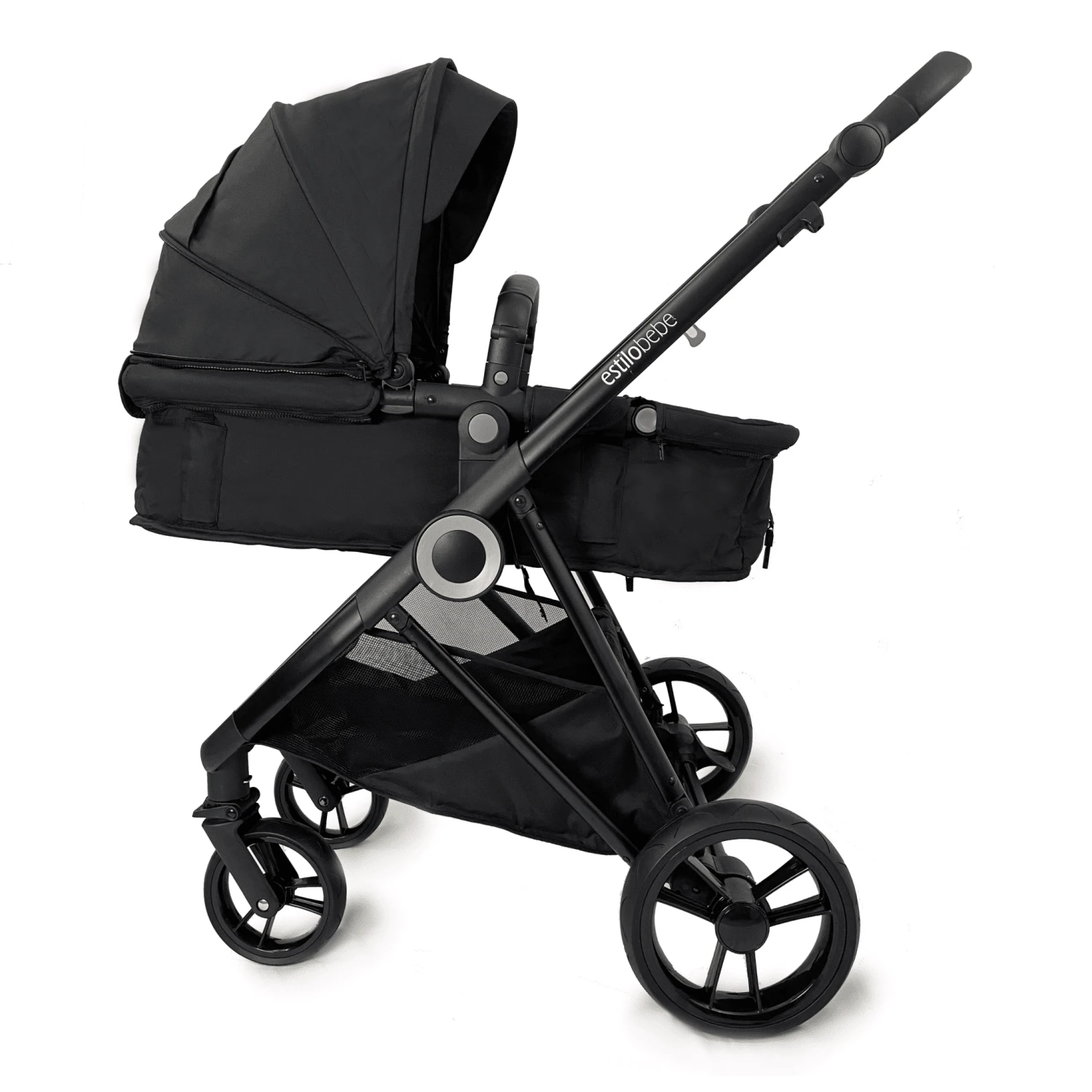 Estilo Bebe Otter Pram And Pushchair β Midnight Black - Image 2