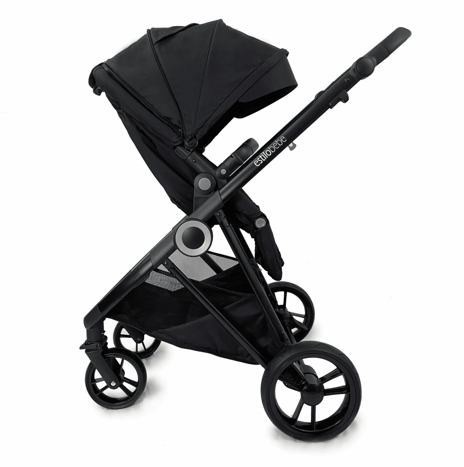 Estilo Bebe Otter Pram And Pushchair β Midnight Black - Image 3