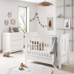 Babymore Eva Dropside 2 Piece Nursery Room Set β White