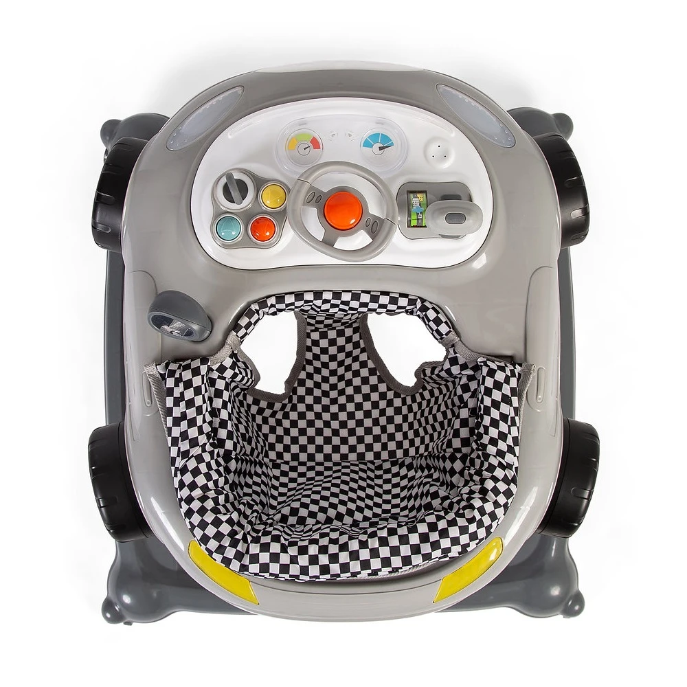 Red Kite Baby Go Round Race Sporty Car Electronic Walker β Grey - Image 6