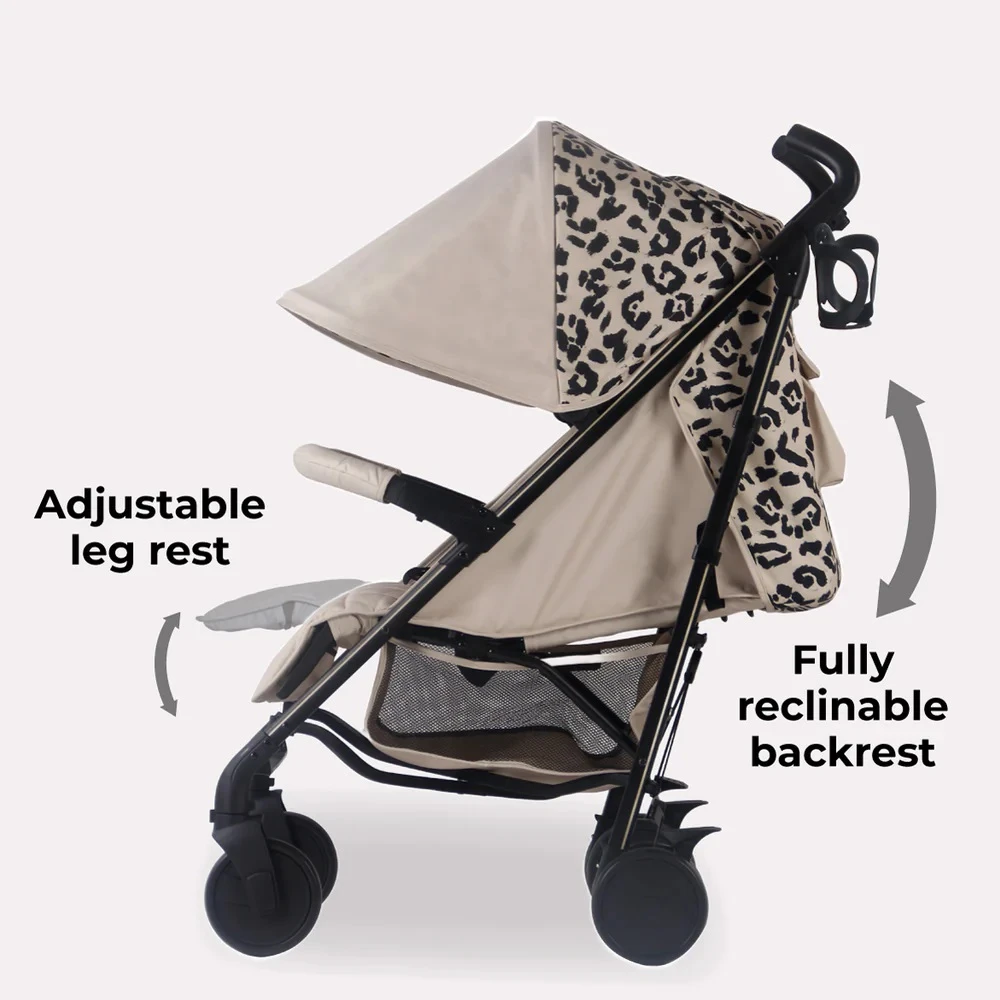 My Babiie Plus Stroller β Fawn Leopard - Image 5