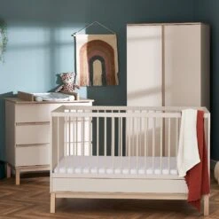 Obaby Astrid 3 Piece Nursery Room Set β Satin/Oak