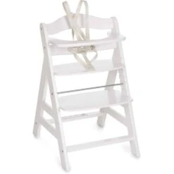 Hauck Alpha+ White Wooden Highchair