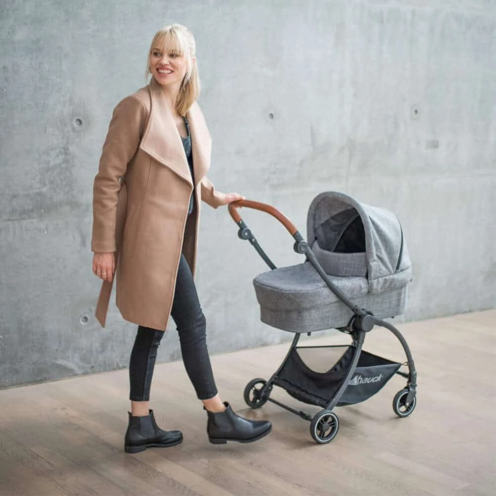 Hauck Eagle 4S Carrycot Melange Grey - Image 9
