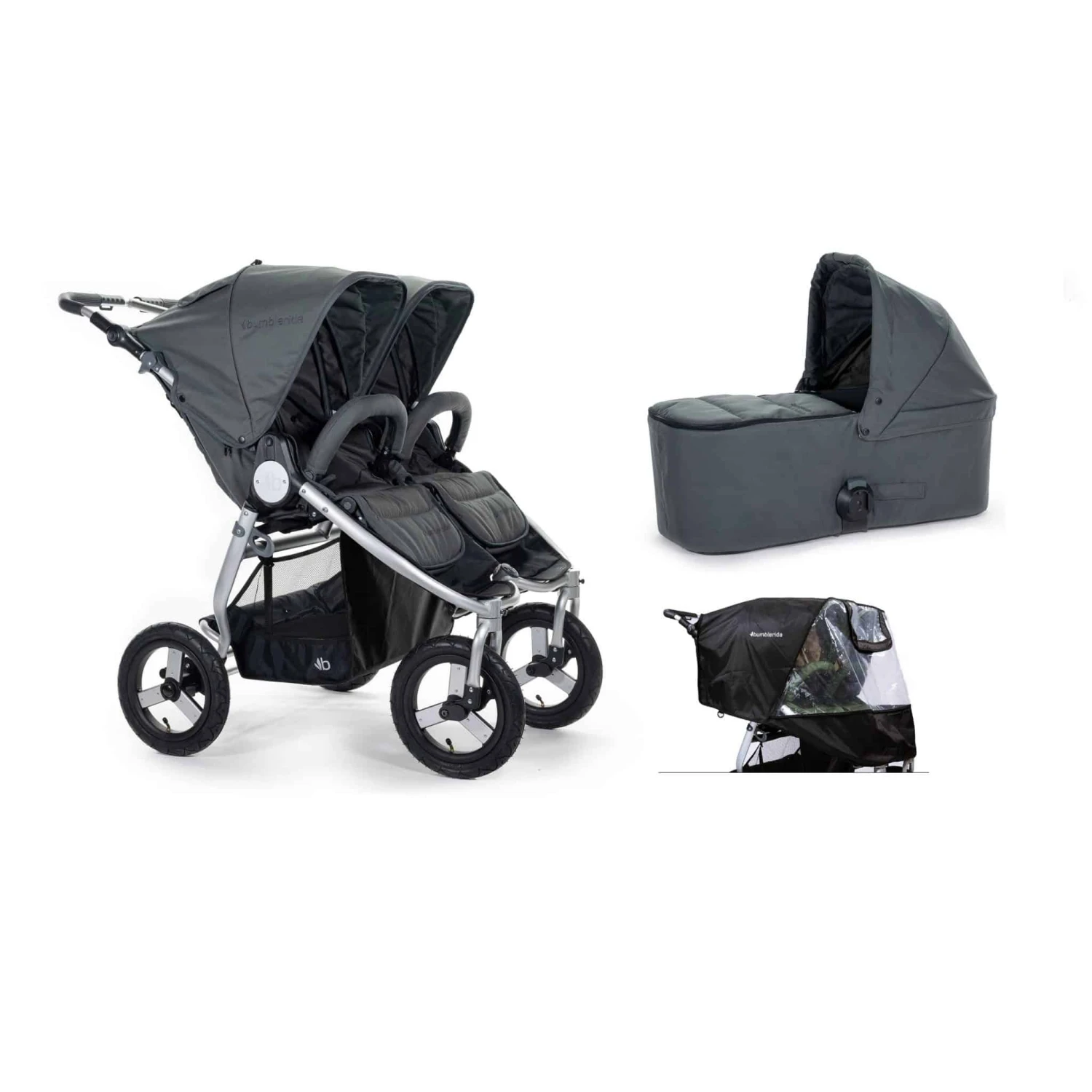 Bumbleride Indie Twin 2 In 1 β Dawn Grey