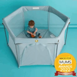 Koo-Di Happy Home Foldaway Playpen Spring Water