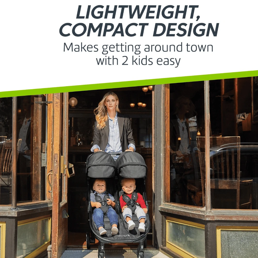 Baby Jogger Pitch Black City Tour 2 Double Pushchair - Image 10