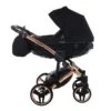 Junama Diamond S Line Pram – Black Rose Gold