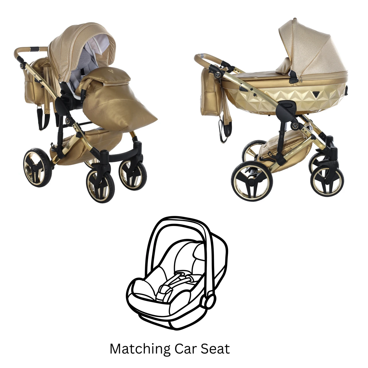 Junama Dolce 3 In 1 Travel System β Gold