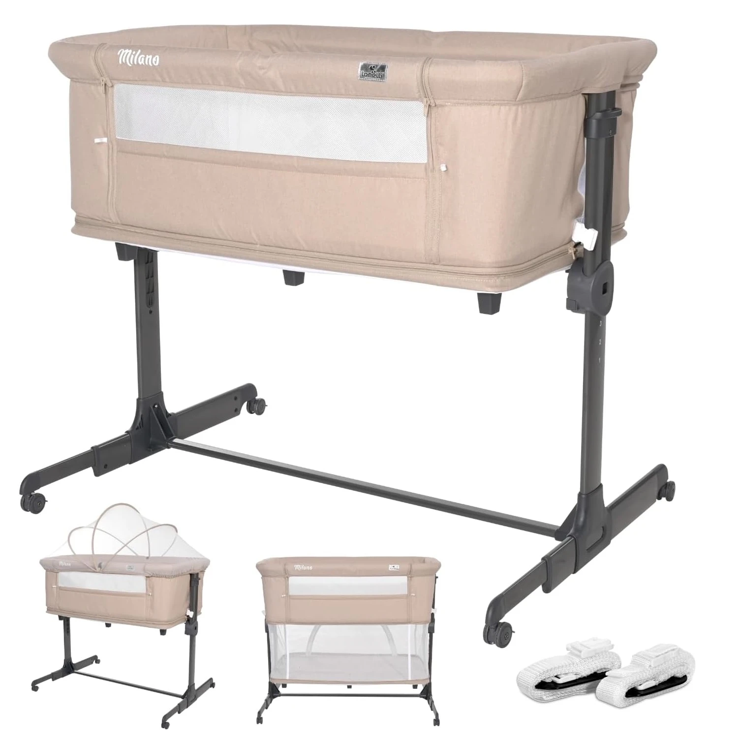 Obaby Nika 5 Piece Newborn Room Set Bundle β Grey Wash/White - Image 6