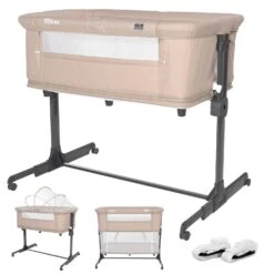 Lorelli Milano Bedside Crib/ Playpen β Beige