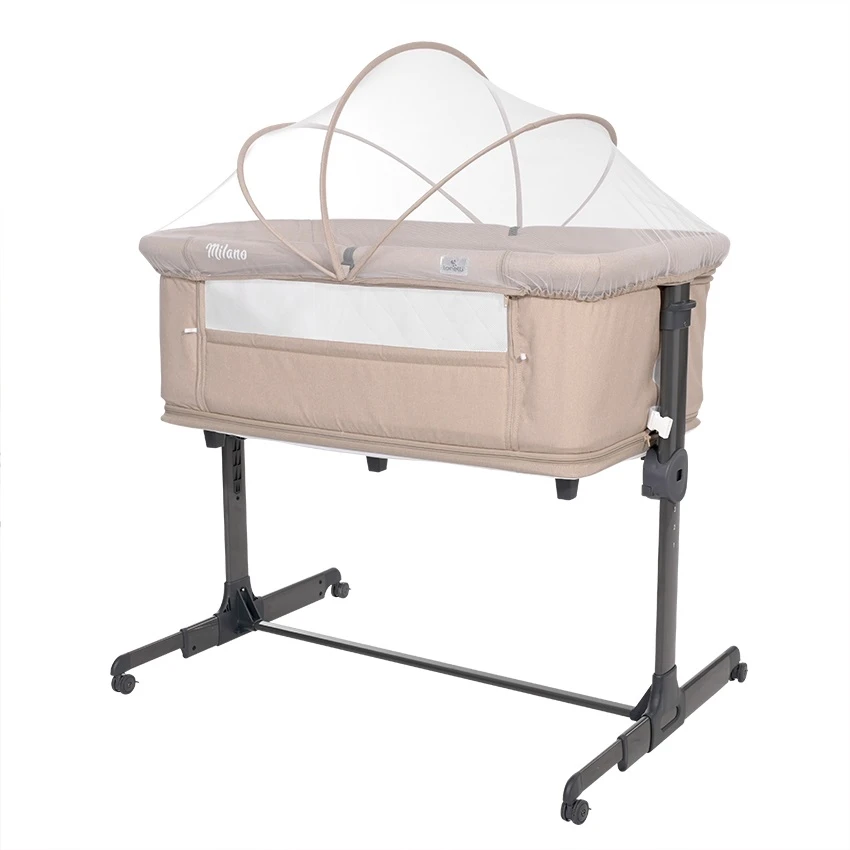 Lorelli Milano Bedside Crib/ Playpen β Beige - Image 3