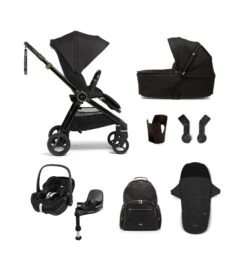 Mamas & Papas Strada Pebble 360 Pro I-Size Travel System – Black Diamond