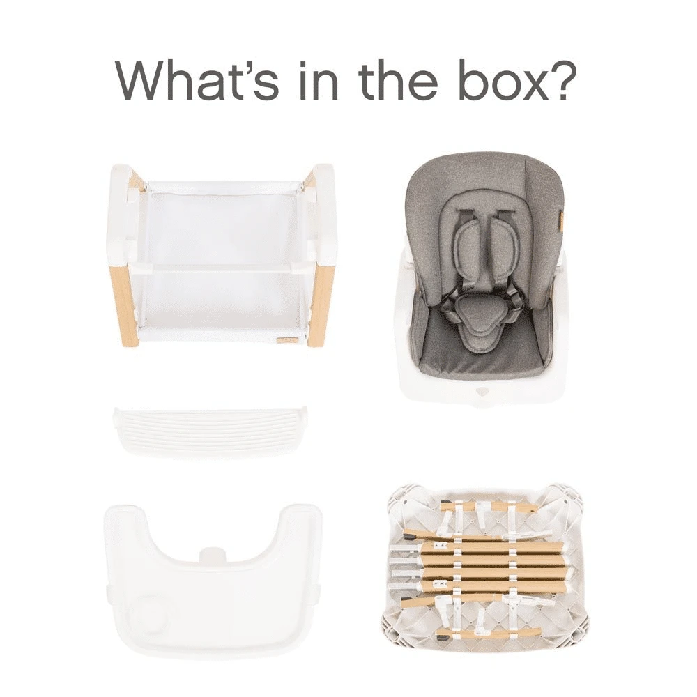 Tutti Bambini Nova Highchair/Rocker Package β Oak/White - Image 12