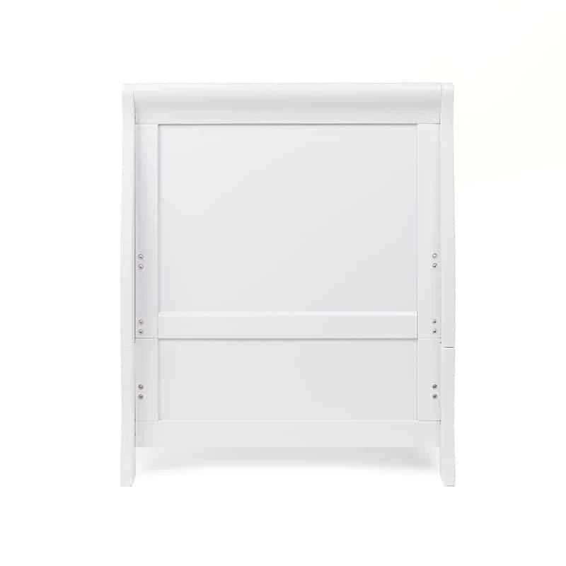 Obaby Stamford Cot Bed/Cot Top Changer/Mattress β White - Image 3