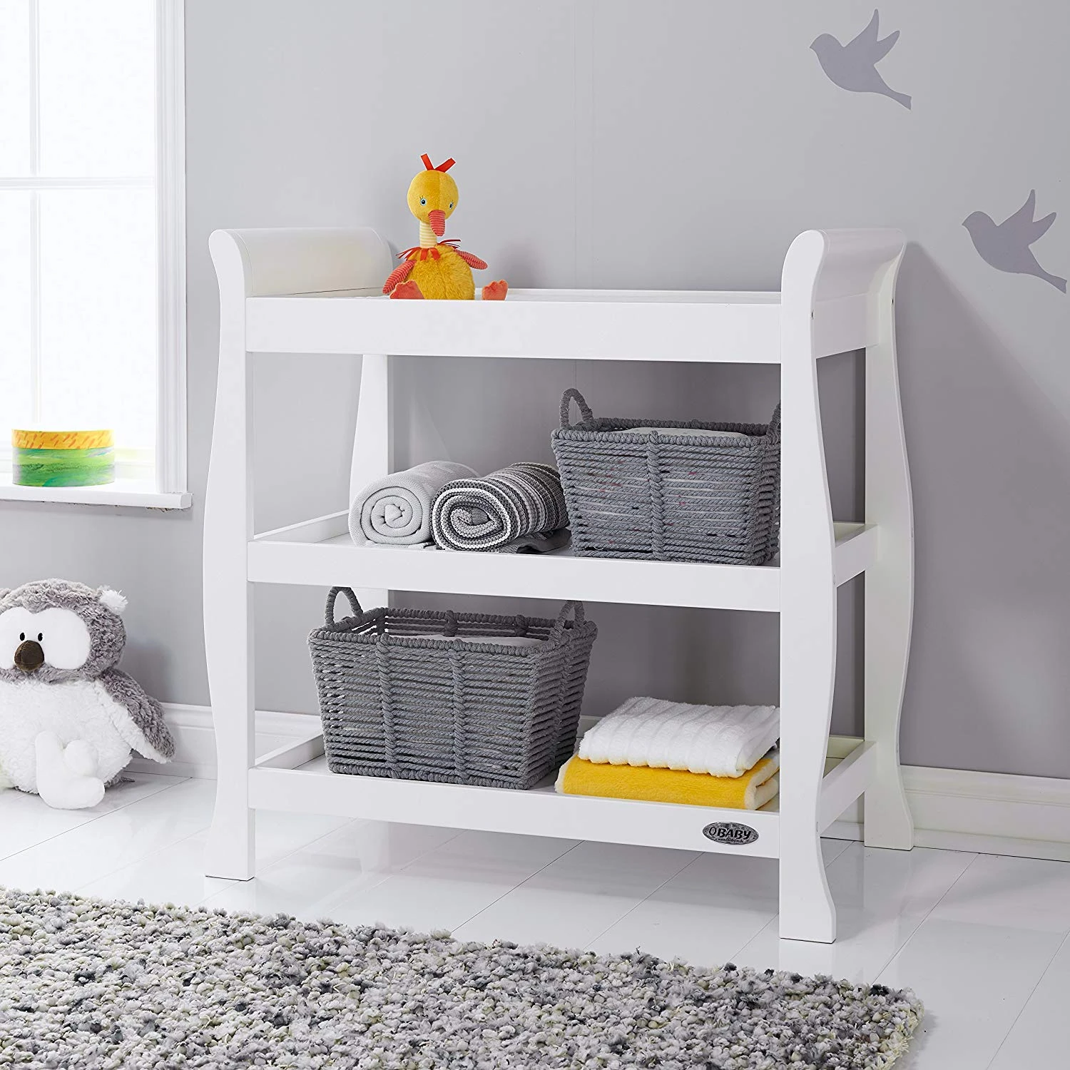 Obaby Stamford Open Changing Unit β White