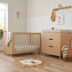 Tutti Bambini Fika 2 Piece Room Set β Light Oak/White Sand