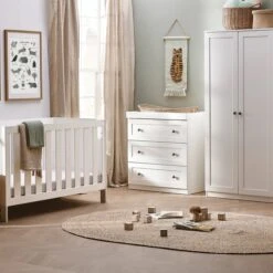 Silver Cross Bromley 3 Piece Room Set – White