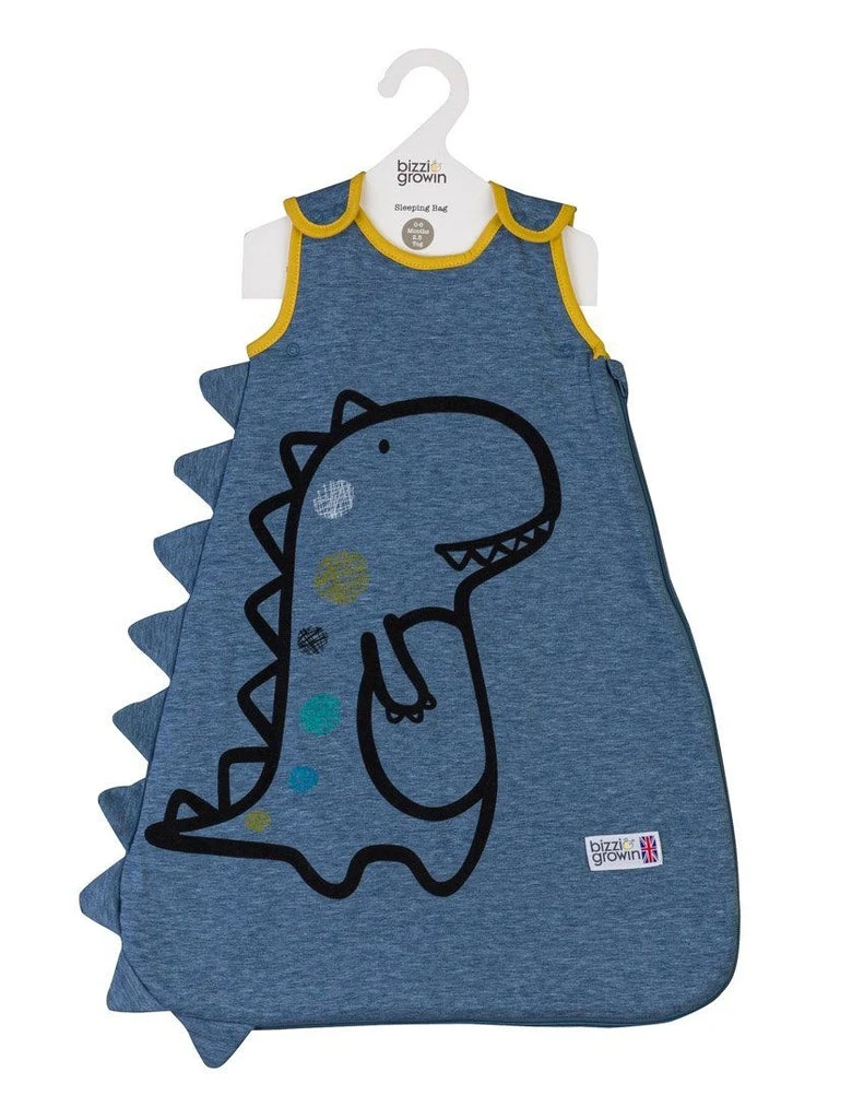 Bizzi Growin β BABY SLEEPING BAG 0-6 MONTHS 2.5 TOG -Tony T-Rex