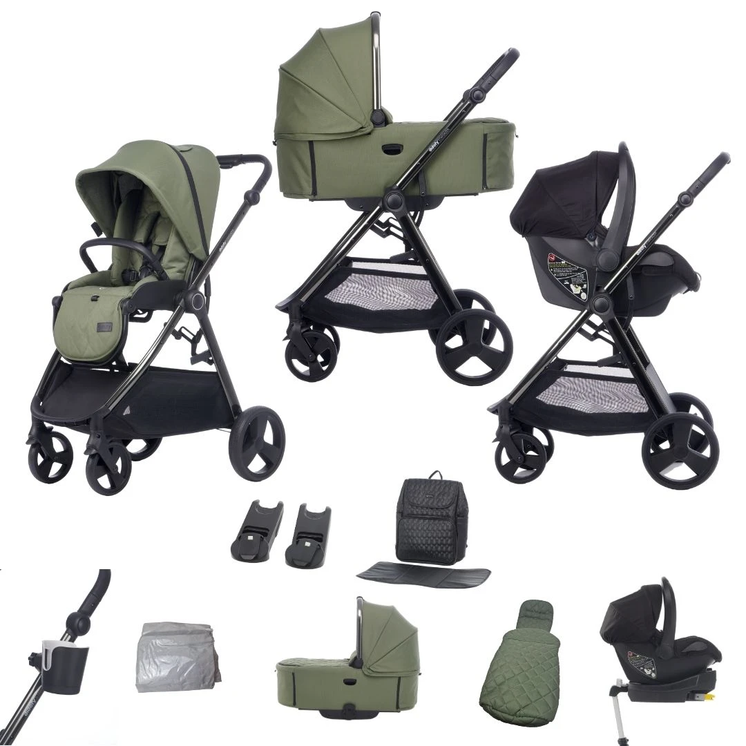 Didofy Stargazer 11 Piece Maxi Cosi Isofix Travel System Bundle β Green