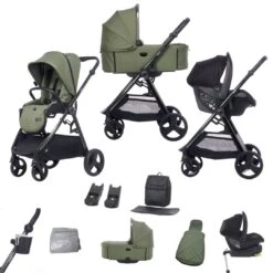 Didofy Stargazer 11 Piece Isofix Travel System Bundle – Green