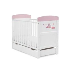 Obaby Unicorn 4 In 1 Cotbed With Underdrawer