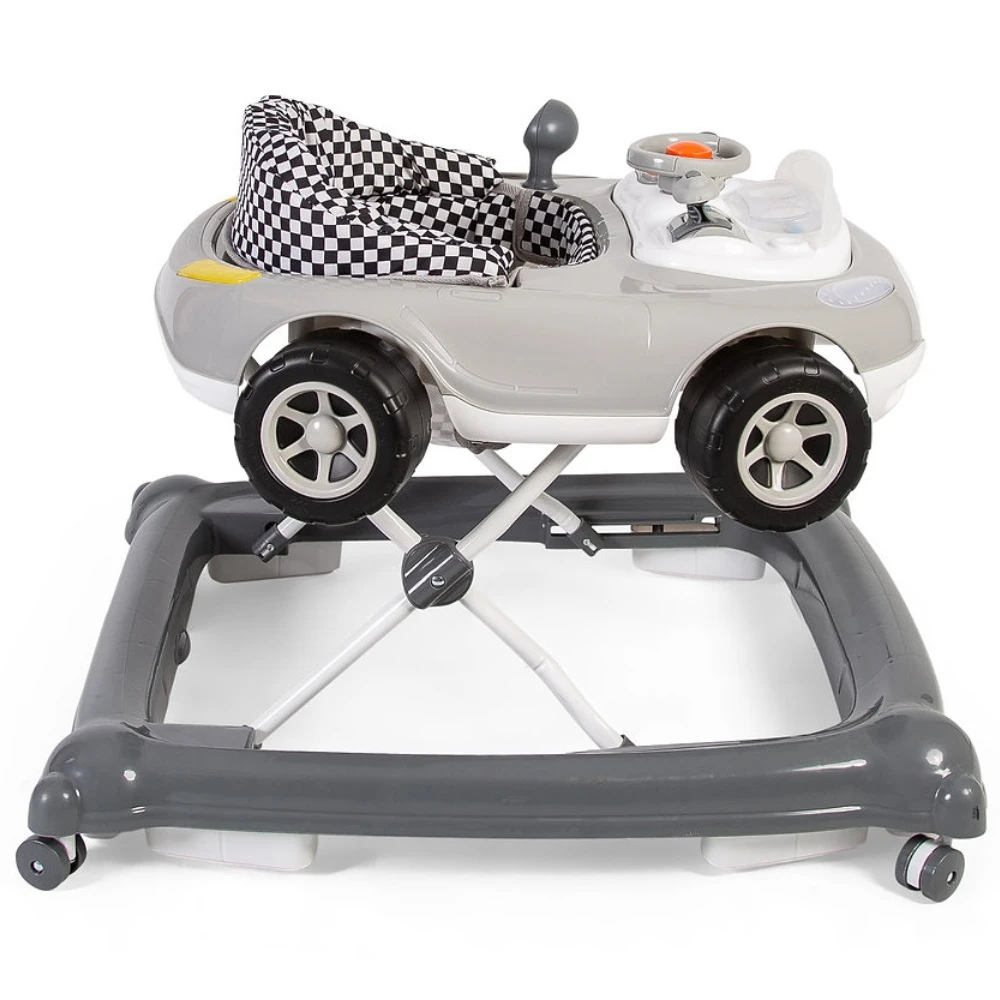 Red Kite Baby Go Round Race Sporty Car Electronic Walker β Grey - Image 3
