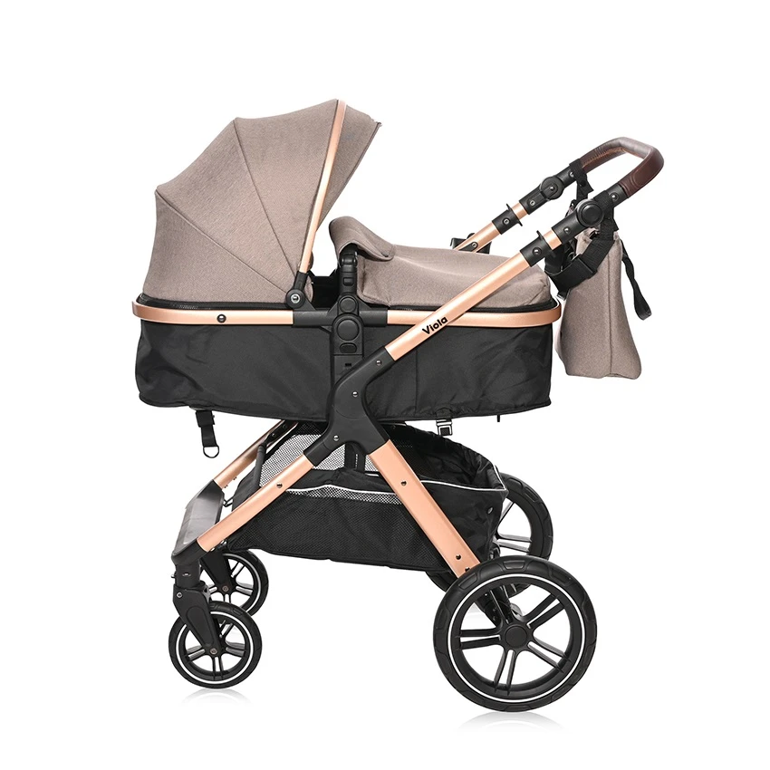 Lorelli Viola 3 In 1 Travel System β Pearl Beige - Image 3
