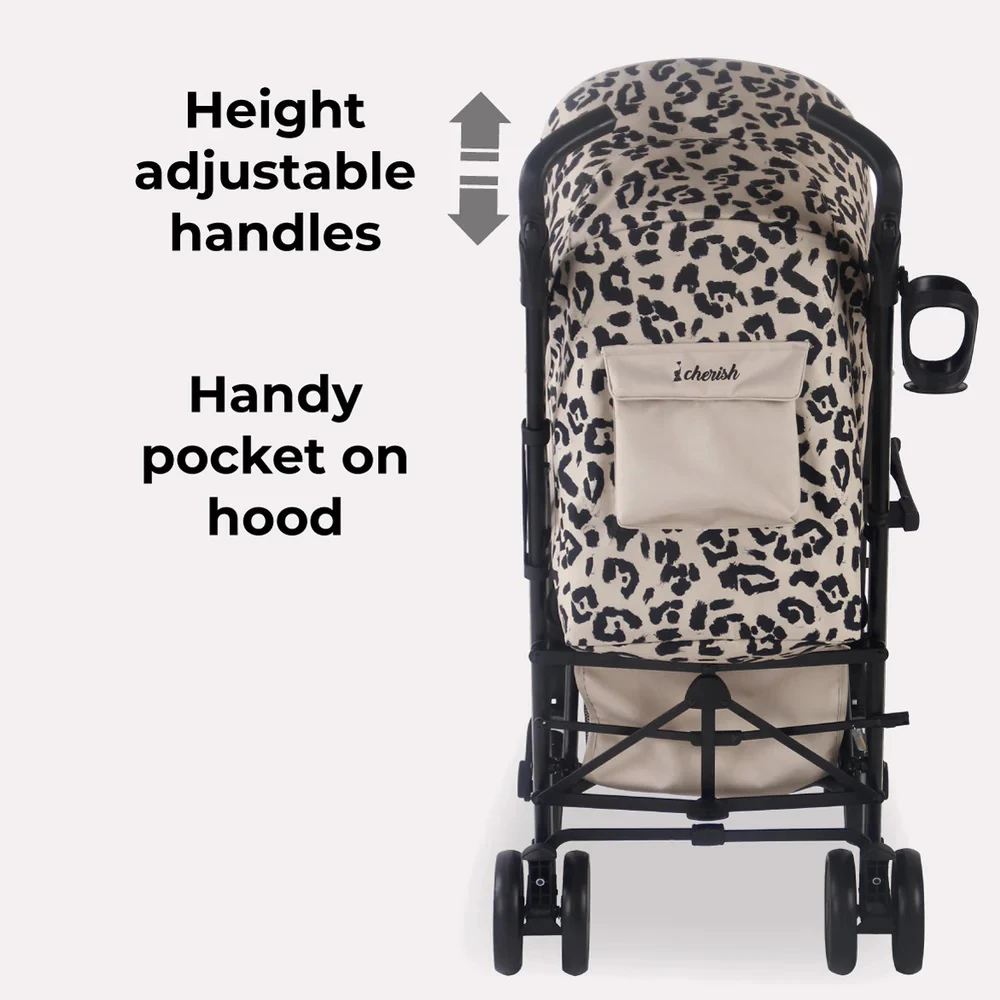 My Babiie Plus Stroller β Fawn Leopard - Image 6